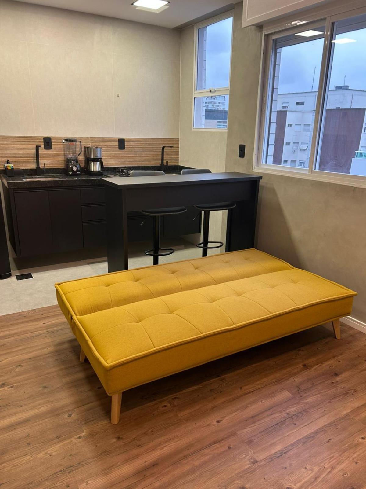 Apartamento Frente A Praia Do Embare Santos Экстерьер фото