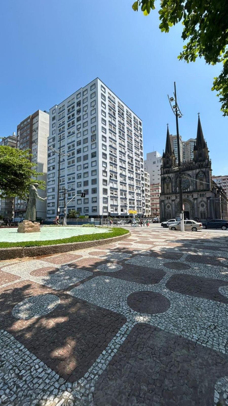 Apartamento Frente A Praia Do Embare Santos Экстерьер фото