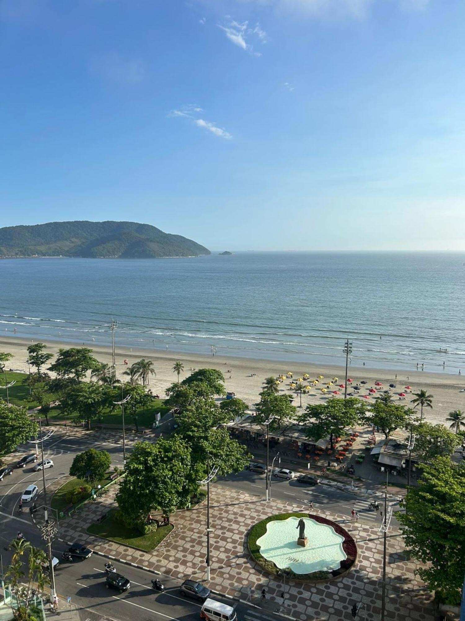 Apartamento Frente A Praia Do Embare Santos Экстерьер фото