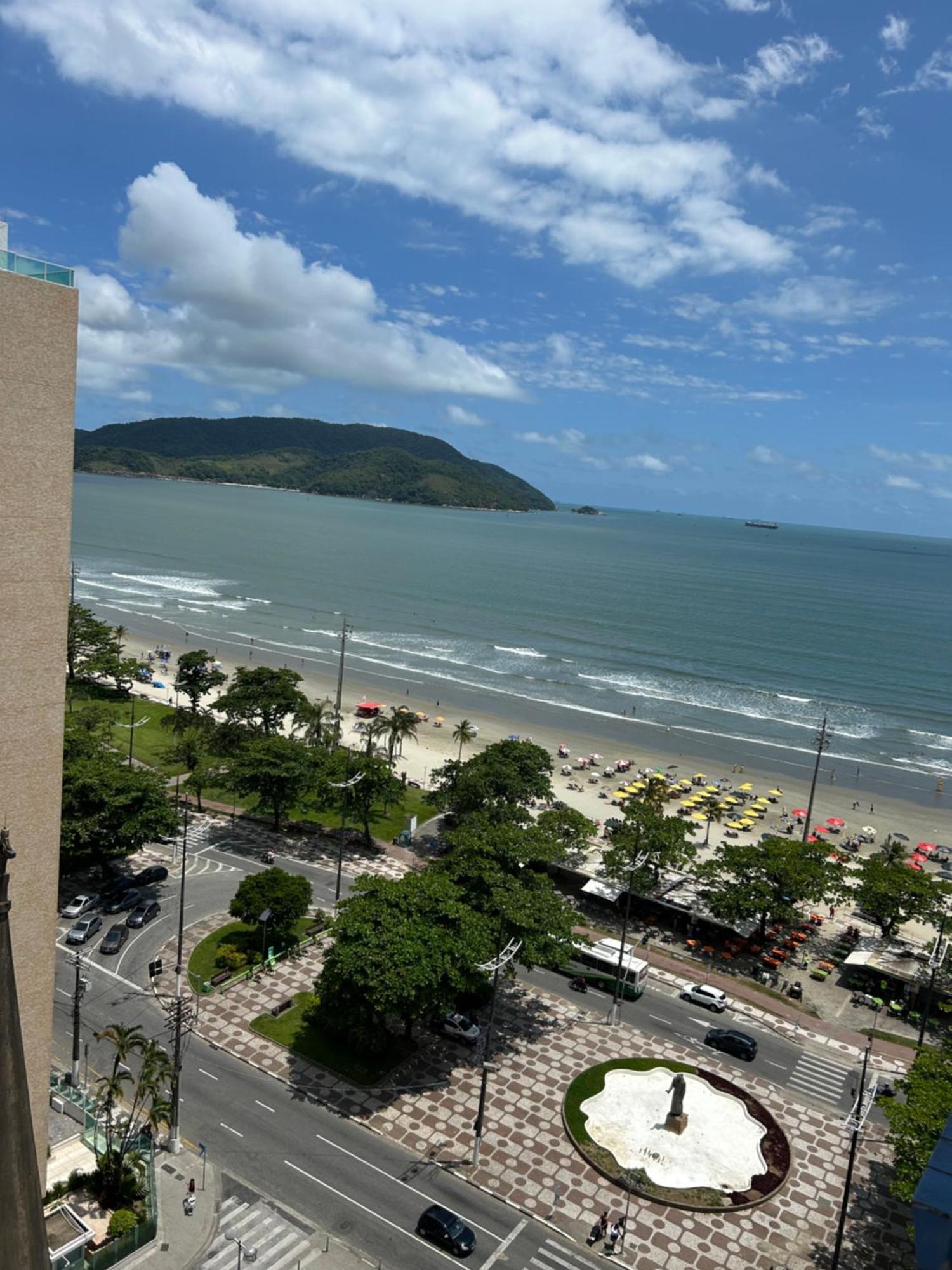 Apartamento Frente A Praia Do Embare Santos Экстерьер фото